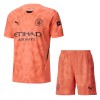 Officiële Voetbalshirt + Korte Broek Doelman Manchester City Uit 2024-25 - Kids